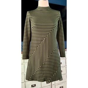 Anthropologie Striped Mini Dress XXSP